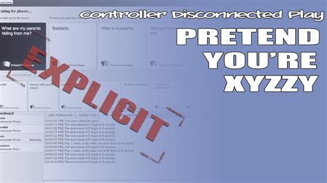 pretend your xyxxy|Pretend You're CLRTD .